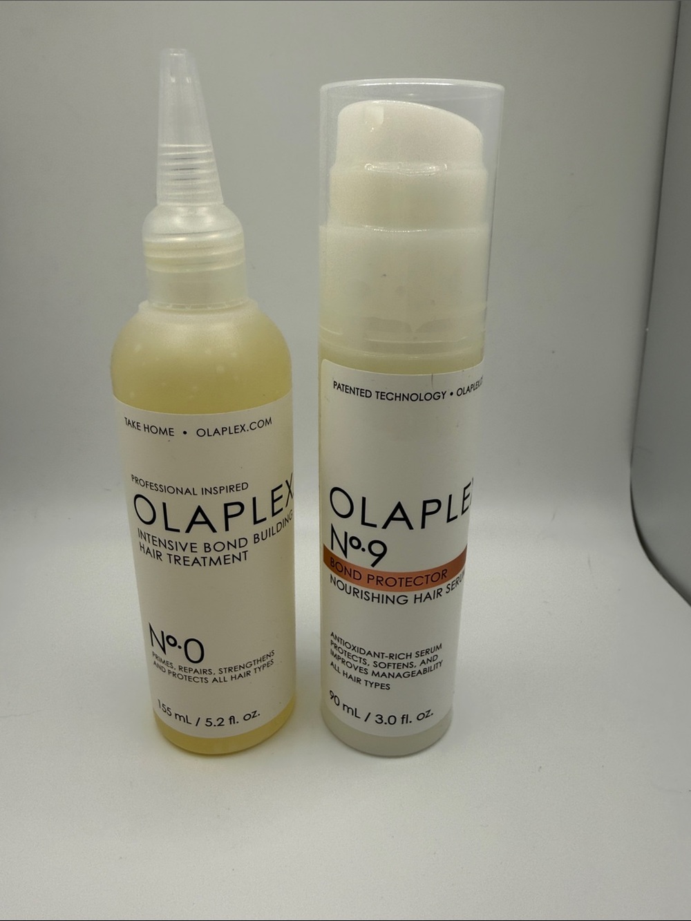 OLAPLEX No.9 & No.0 Duo – White, Cream, Yellow